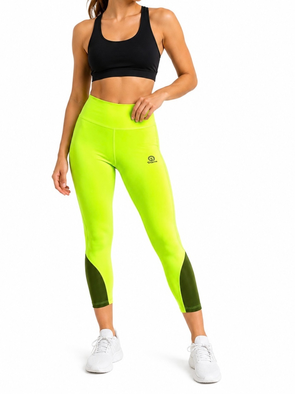 Grama Leggings Women’s Neon-Green Petite Size S